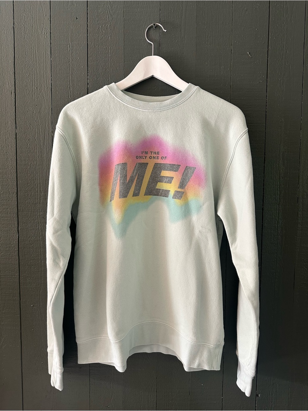 Taylor Swift ME! Song Lyric Mint Green Sweatshirt Graphic Sweatshirt